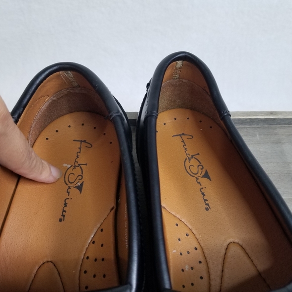 French Shriners Handcrafted Fringe Tasseled Loafers Leather Slip On Dres… - Picture 10 of 12